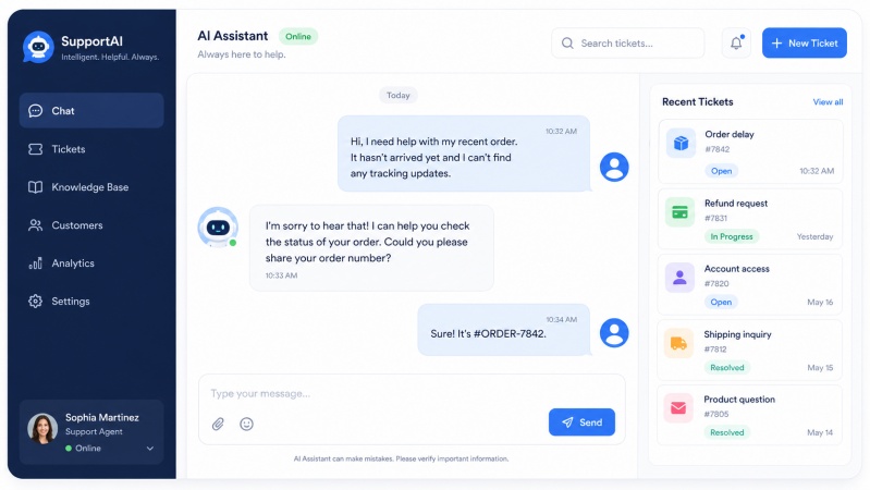 AI Chatbot Interface