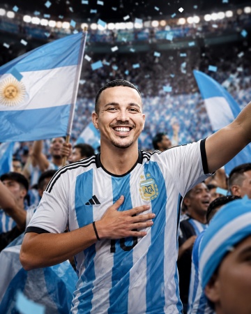 Argentina-Inspired World Cup Fan Prompt