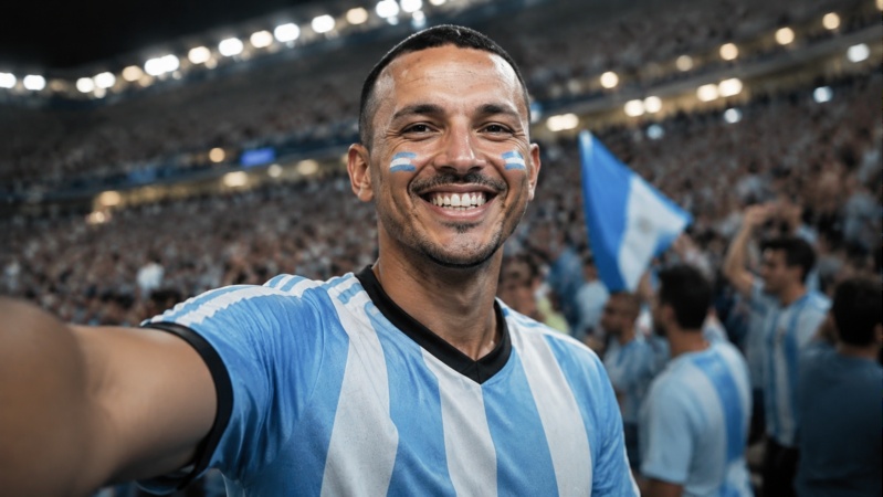 Argentina Jersey Selfie Prompt