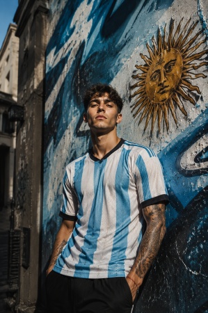Argentina Street Art Portrait Prompt