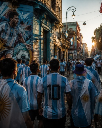 Argentina Urban Football Prompt