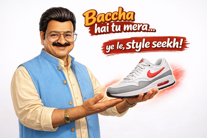 baccha hai tu mera prompt nike sneakers