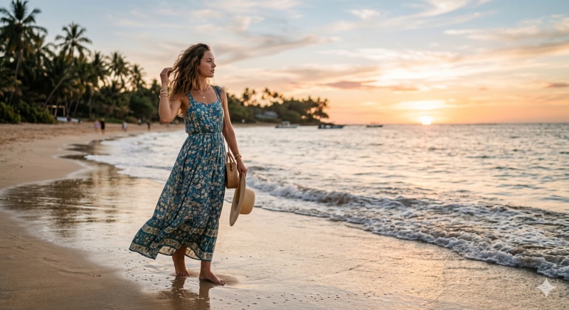 Beach Dress Vacation Photo for Girls