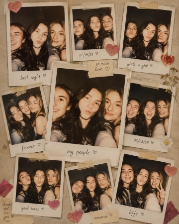 BFF Polaroid Collage Prompt