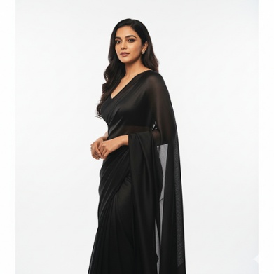 black saree prompt for gemini 5