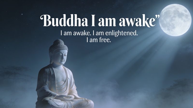 Buddha I Am Awake Quote
