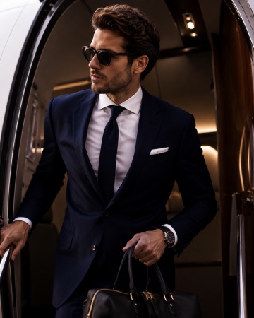 Business Private Jet Lifestyle Shot