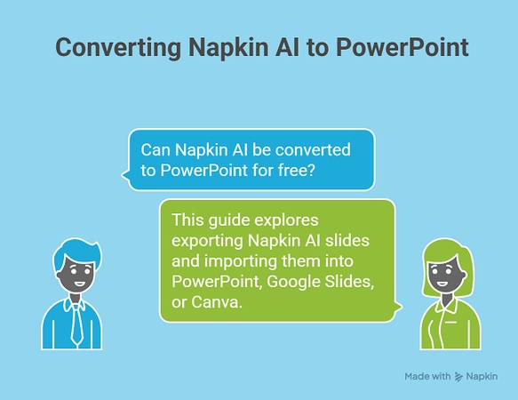 can napkin ai be converted to powerpoint