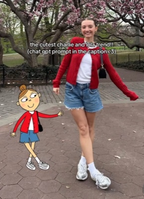 charlie and lola chatgpt trend tiktok
