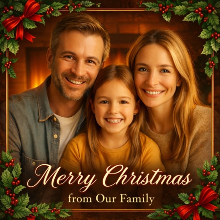 chatgpt christmas card prompt template 1