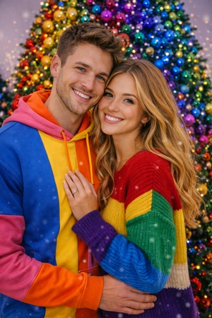 chatgpt christmas couple photo prompt 22