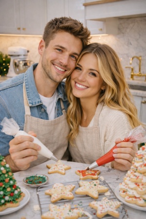 chatgpt christmas couple photo prompt 4