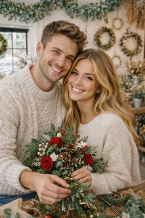 chatgpt christmas couple photo prompt 5