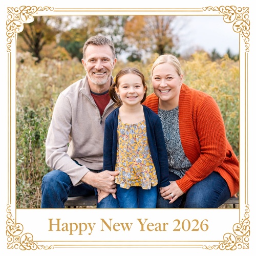 classic golden family portrait