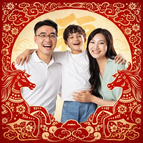 traditional chinese festive attire