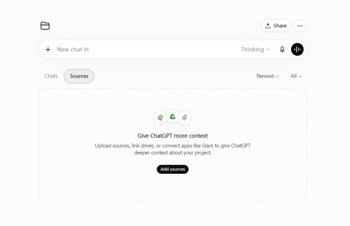 chatgpt projects research mode