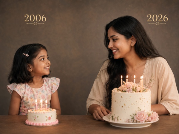 childhood photo and current photo prompt for girls 4