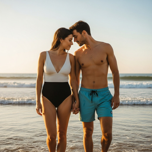 Couple bikini prompt for Gemini