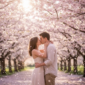 couple kissing prompt for gemini ai 22