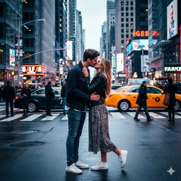 couple kissing prompt for gemini ai 27