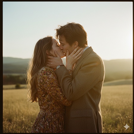 couple kissing prompt for gemini ai 31