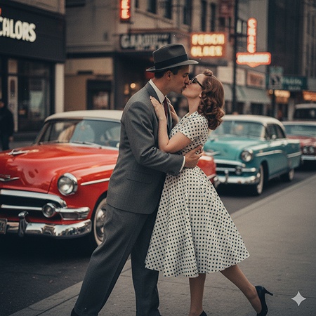 couple kissing prompt for gemini ai 7