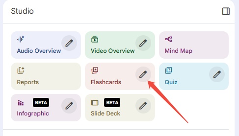 customize your study session