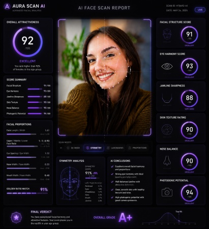 Dark Mode Face Scan Prompt
