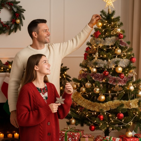 father and daughter prompt for gemini 10