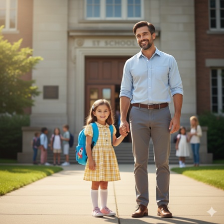 father and daughter prompt for gemini 2