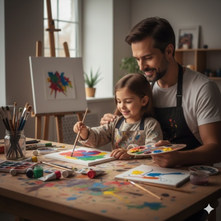 father and daughter prompt for gemini 3