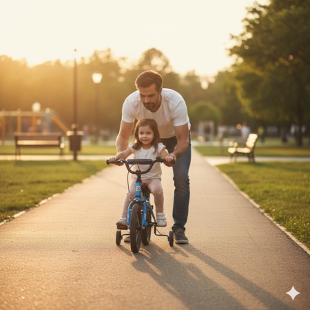 father and daughter prompt for gemini 4