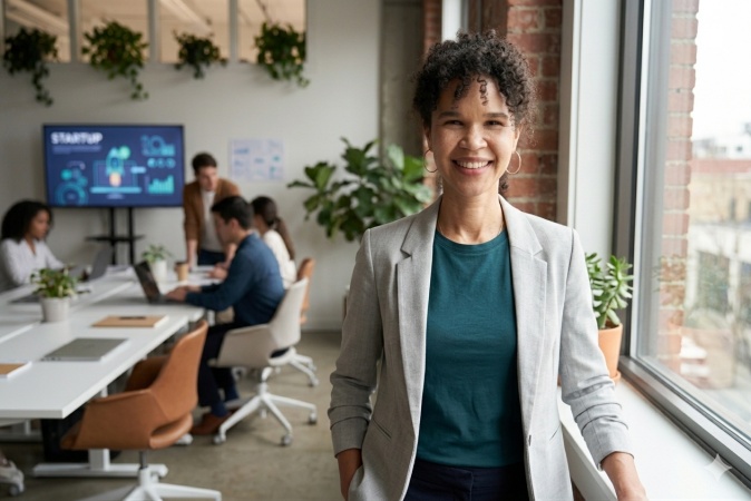 Female Startup Founder Portrait