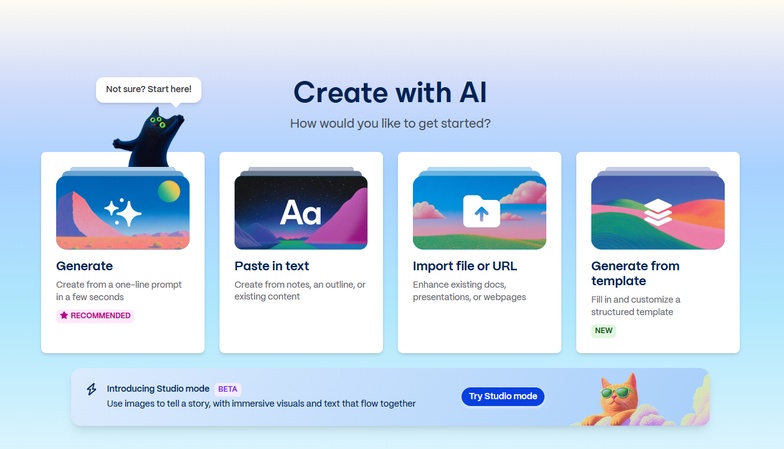 gamma ai usage example