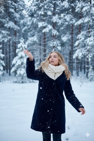 gemini ai christmas photo prompt for girl 1