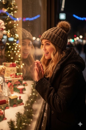 gemini ai christmas photo prompt for girl 14