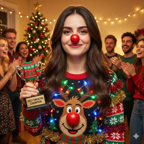 ugly sweater christmas fun