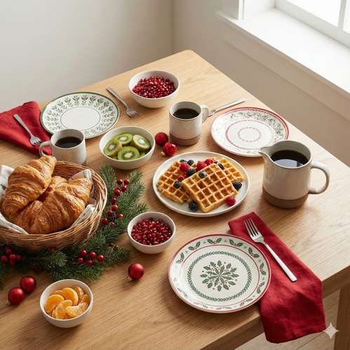 elegant christmas brunch