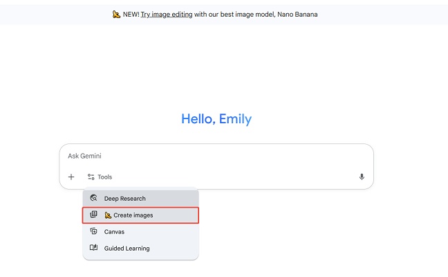 Gemini AI image generator