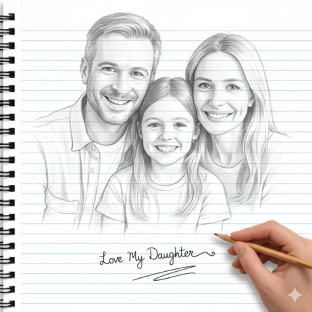 gemini ai pencil sketch prompt 2