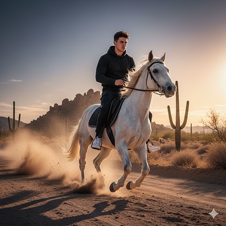 gemini ai photo prompt copy paste trending boy horse 1