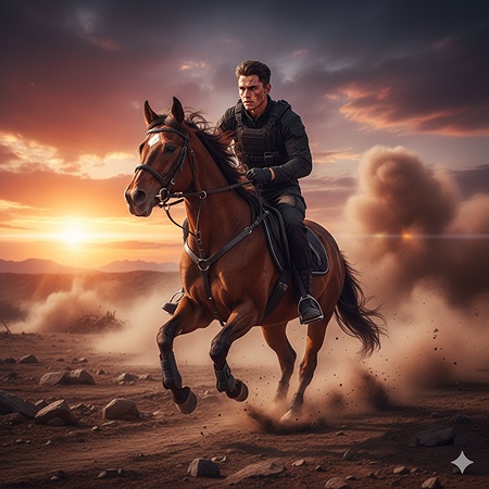 gemini ai photo prompt copy paste trending boy horse 11