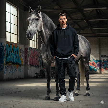 gemini ai photo prompt copy paste trending boy horse 14