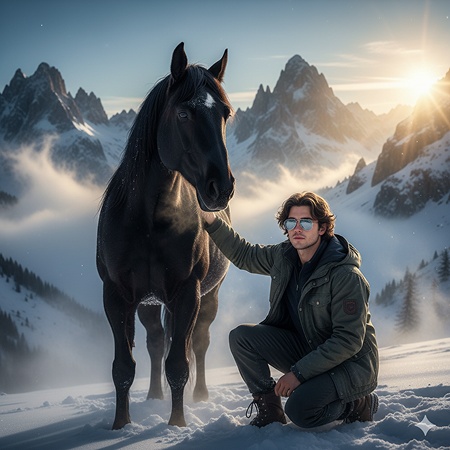 gemini ai photo prompt copy paste trending boy horse 2