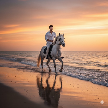 gemini ai photo prompt copy paste trending boy horse 5