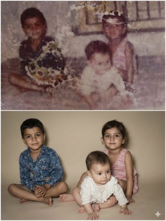 gemini prompt for old photo restoration