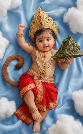 hanuman jayanti prompt for baby girl 1