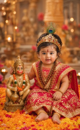 hanuman jayanti prompt for baby girl 2