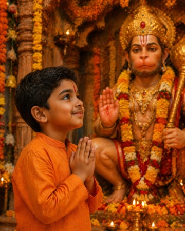 hanuman jayanti prompt for kids 1