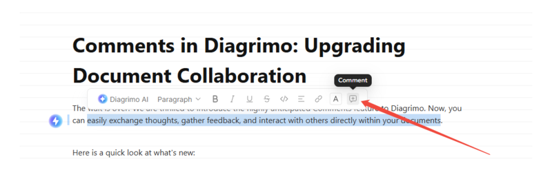 Highlight to Comment